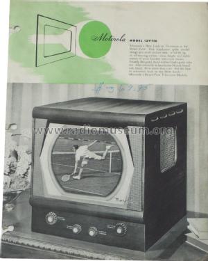 12VT16 Ch= TS-15C; Motorola Inc. ex (ID = 1833350) Television