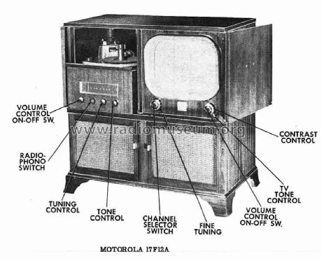 17F12A Ch= TS-326; Motorola Inc. ex (ID = 3063073) Television