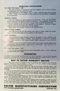 452 Ch= A-31; Motorola Inc. ex (ID = 2925851) Car Radio