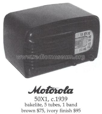 50X1 ; Motorola Inc. ex (ID = 1447561) Radio