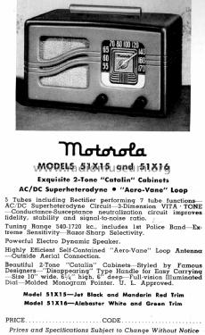 51X15 ; Motorola Inc. ex (ID = 1431660) Radio