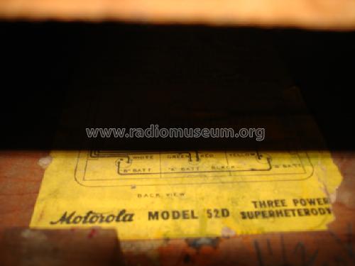 52-D Three Power; Motorola Inc. ex (ID = 774728) Radio