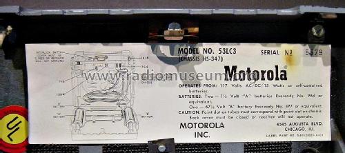 53LC3 Ch= HS-347; Motorola Inc. ex (ID = 1308923) Radio