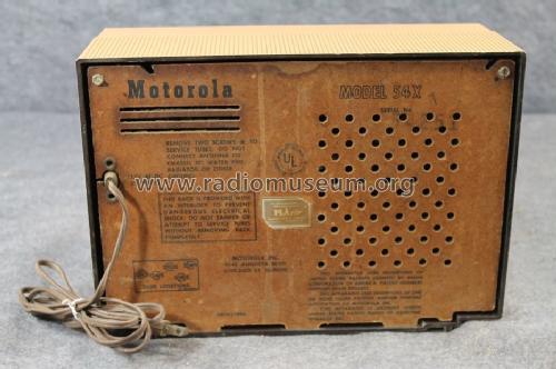 54X1 Ch= HS-432; Motorola Inc. ex (ID = 1406292) Radio