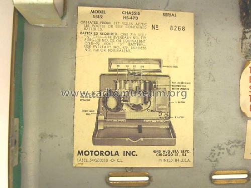 55L2 Ch= HS-470; Motorola Inc. ex (ID = 845648) Radio