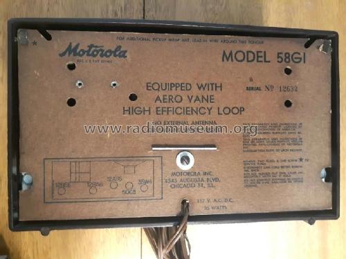 58GI ; Motorola Inc. ex (ID = 2999564) Radio