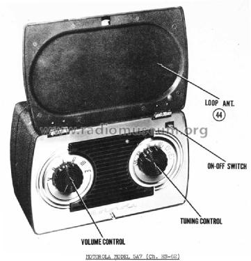 5A7 Ch= HS62; Motorola Inc. ex (ID = 914391) Radio