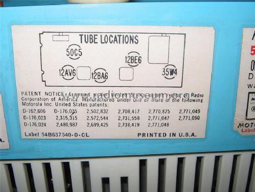 5C24CW ; Motorola Inc. ex (ID = 1310414) Radio
