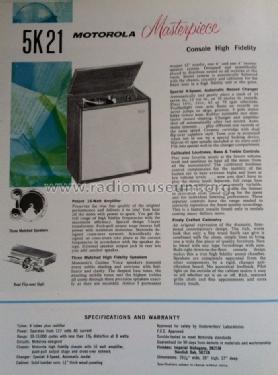 5K21M Ch= HS-608; Motorola Inc. ex (ID = 1683395) Sonido-V