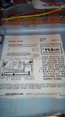 6P34S '700 Ranger' Ch= HS-562; Motorola Inc. ex (ID = 2206022) Radio