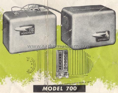 700 ; Motorola Inc. ex (ID = 162568) Car Radio