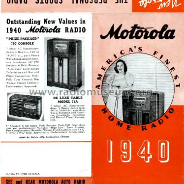 72C ; Motorola Inc. ex (ID = 1432113) Radio