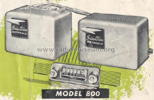 800 ; Motorola Inc. ex (ID = 162569) Car Radio