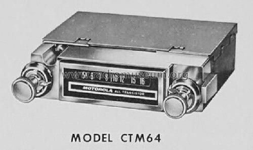 All Transistor Standard Size Chevrolet CTM64; Motorola Inc. ex (ID = 2840057) Car Radio