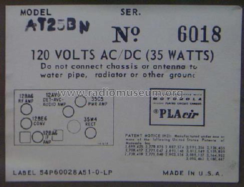 AT25BN ; Motorola Inc. ex (ID = 482676) Radio