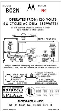 BC2N Ch= HS-4124; Motorola Inc. ex (ID = 2930729) Radio