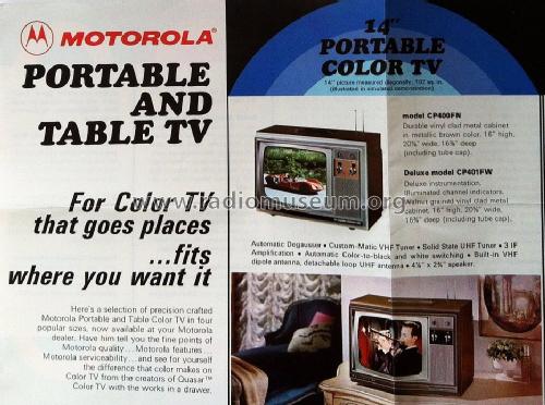 CP401FW; Motorola Inc. ex (ID = 1631313) Television