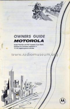 FM210A; Motorola Inc. ex (ID = 2830796) Car Radio