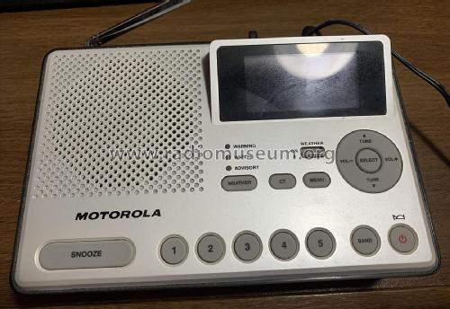 FM/AM/SAME/Clock Radio MWR839; Motorola Inc. ex (ID = 2830099) Radio