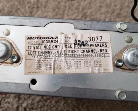 IC3RMX4; Motorola Inc. ex (ID = 2861843) Car Radio