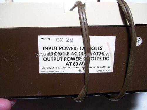 Tandem All Transistor CX2N; Motorola Inc. ex (ID = 2895576) Radio