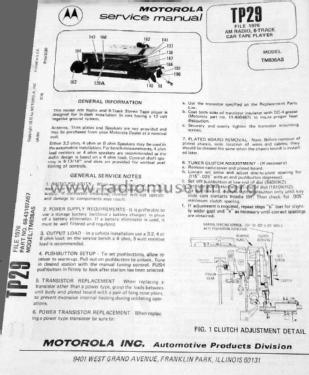 TM836AS; Motorola Inc. ex (ID = 1646927) Car Radio