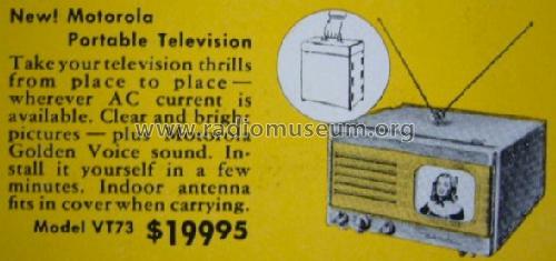 VT-73 Ch= TS-4J; Motorola Inc. ex (ID = 750132) Television