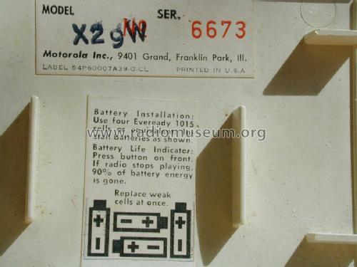 X29W Ch= HS-885; Motorola Inc. ex (ID = 894713) Radio