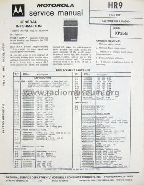 IC Concept-90 XP35G, XP35GU; Motorola Inc. ex (ID = 1573025) Radio