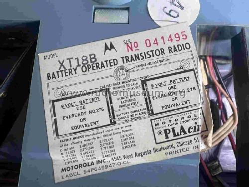 XT18B Ch= HS-802; Motorola Inc. ex (ID = 2985133) Radio