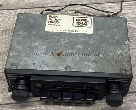 Push Button Radio 184; Motorola; London (ID = 2861749) Car Radio