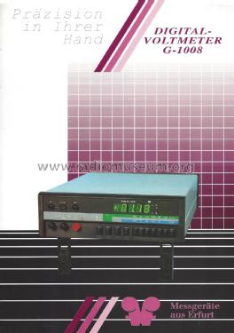 Digitalvoltmeter G-1008.500; ERMIC GmbH Erfurt (ID = 1889496) Equipment