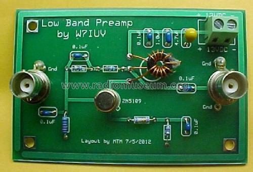 Low Band Preamp by W7IUV ; MTM Scientific, Inc. (ID = 2798310) Bausatz