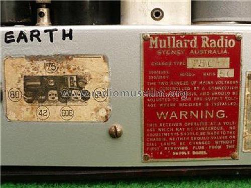 Master 50 Ch= 520; Mullard Radio (ID = 2144618) Radio