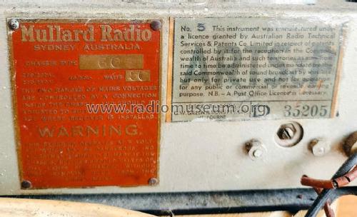 Master 60 Ch= 521; Mullard Radio (ID = 3122927) Radio