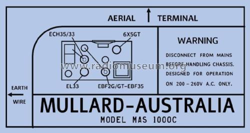 Thousand MAS1000C; Mullard Radio (ID = 2959174) Radio