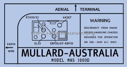 Thousand MAS1000D; Mullard Radio (ID = 2959175) Radio