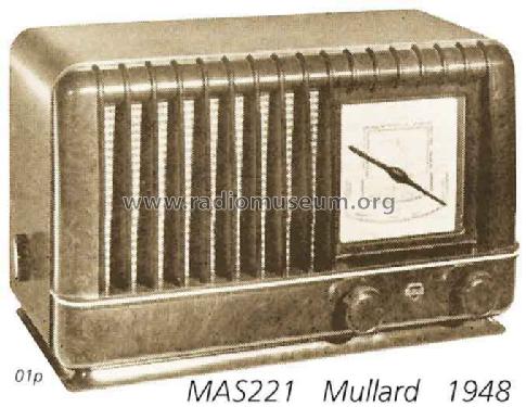 MAS221; Mullard Wireless, (ID = 2063) Radio