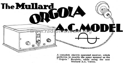 Orgola A. C. ; Mullard Wireless, (ID = 1449075) Kit