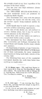 Multi-Audi-Fone Wireless Instruments catalog 1916; Multi-Audi-Fone; (ID = 1784876) Paper