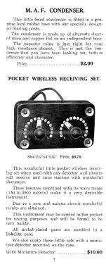 Multi-Audi-Fone Wireless Instruments catalog 1916; Multi-Audi-Fone; (ID = 1784878) Paper