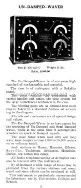 Multi-Audi-Fone Wireless Instruments catalog 1916; Multi-Audi-Fone; (ID = 1784880) Paper