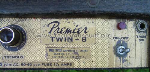 Premier Twin-8 ; Multivox Corporation (ID = 816743) Ampl/Mixer