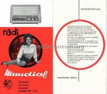 M-152; Mundial Radio; (ID = 1379998) Radio