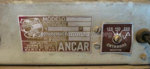 M-305 AM-FM; Mundial Radio; (ID = 3087318) Radio