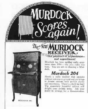 204 ; Murdock, WM.J. Co.; (ID = 1205775) Radio