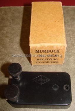 Receiving Condenser No. 358; Murdock, WM.J. Co.; (ID = 1804675) Radio part