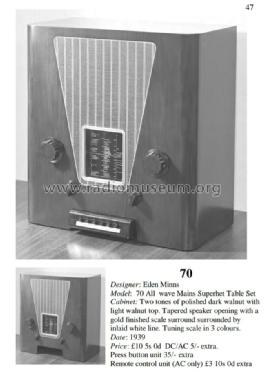 A70; Murphy Radio Ltd.; (ID = 2932280) Radio