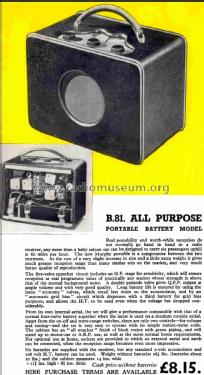 B81; Murphy Radio Ltd.; (ID = 2743992) Radio