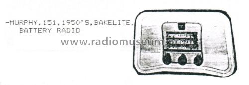 TB151; Murphy Radio Ltd.; (ID = 2662883) Radio